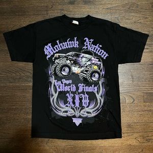 Y2K Mohawk Nation Monster Truck Graphic T-Shirt